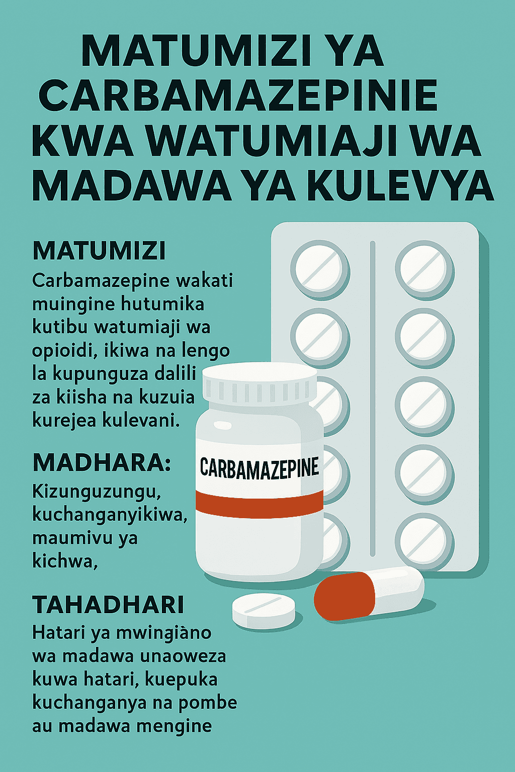 Matumizi ya Carbamazepine kwa Watumiaji wa Madawa ya Kulevya